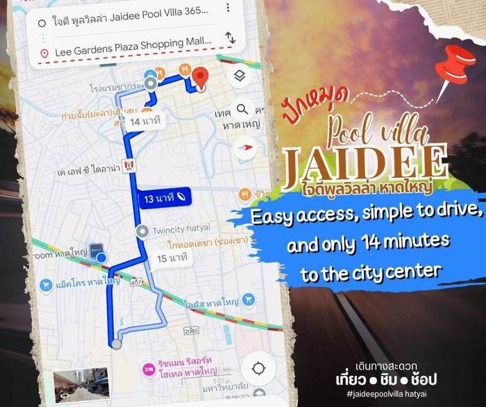 Directions to Jaidee Pool Villa