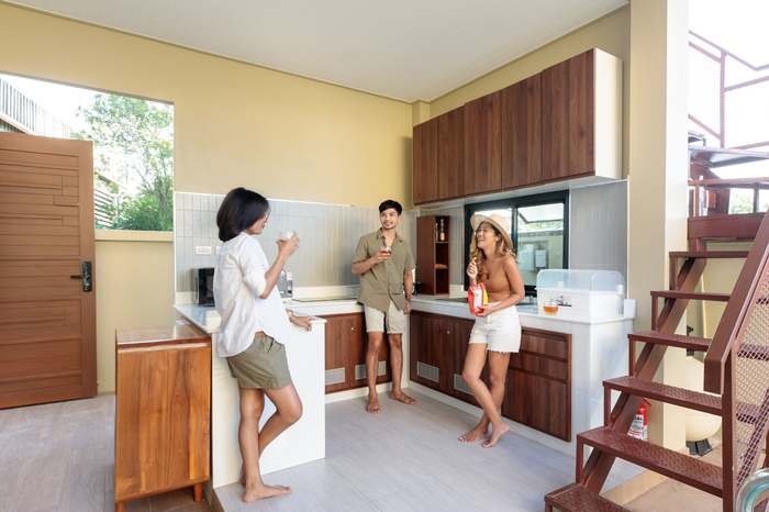 ครัวครบครันในที่พักหาดใหญ่ ทำอาหารฮาลาลเองได้ — halal-friendly stay Hat Yai
